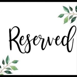 Reserved for Tania